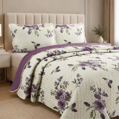 Cobre Leito 3 Peças Dupla Face Conjunto de Cama Exclusivo Premium