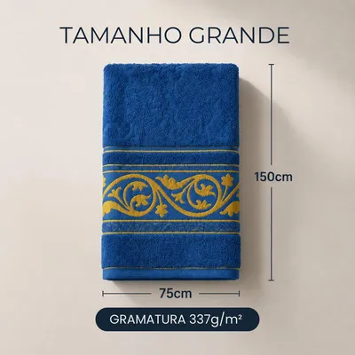 PAGUE 4 LEVE 6 — Toalha De Banho Gigante Grossa 100% Algodão Macia